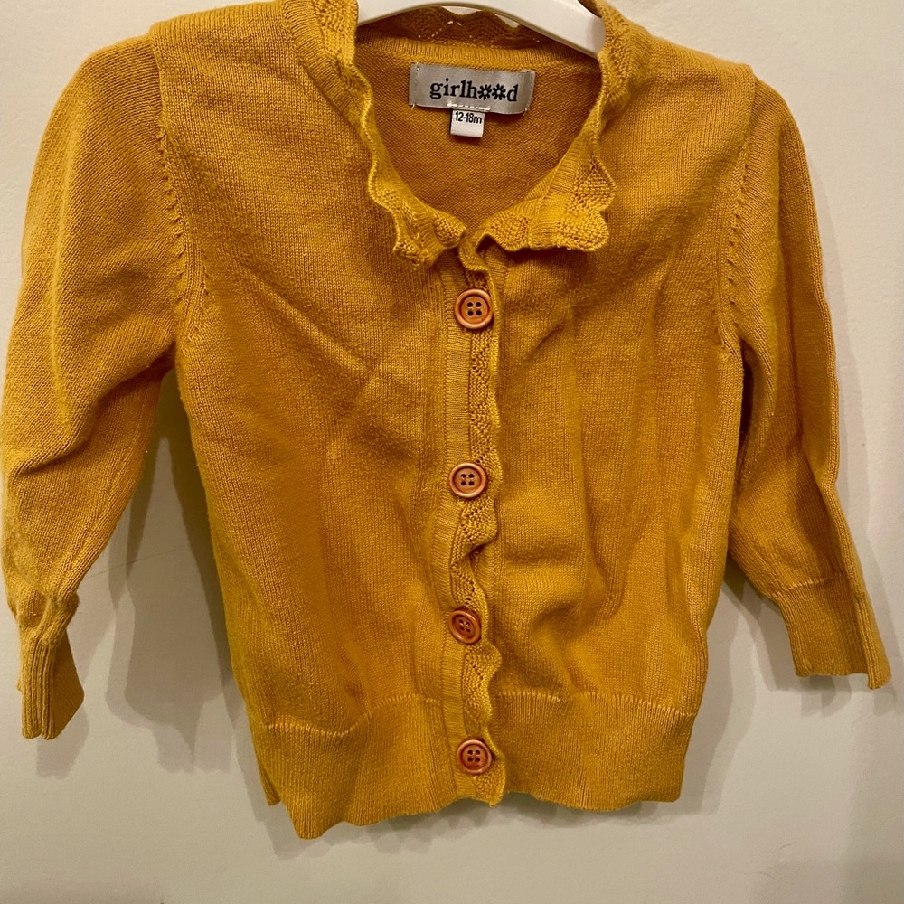 Mustard Cardigan
